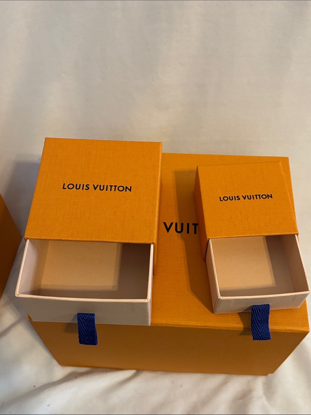 Louis Vuitton Gift Boxes and Ribbons Set of 5 Jewelry Accessories  BOX ONLY - Picture 7 of 8